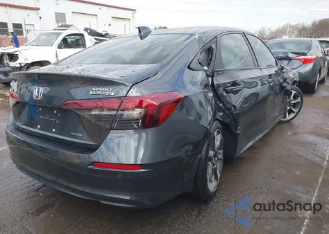 2025 Honda Civic Hybrid Sport/Sport Touring z USA, uszkodzony, nr VIN 2HGFE4F80SH320404